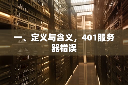 一、定义与含义，401服务器错误