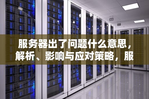 服务器出了问题什么意思，解析、影响与应对策略，服务器出了问题什么意思啊
