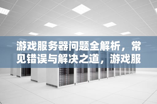 游戏服务器问题全解析，常见错误与解决之道，游戏服务器问题显示什么意思