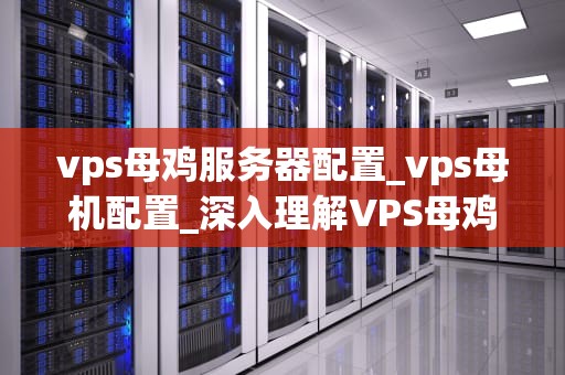 vps母鸡服务器配置_vps母机配置_深入理解VPS母鸡服务器配置