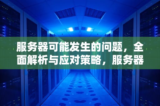 服务器可能发生的问题，全面解析与应对策略，服务器可能发生的问题有哪些