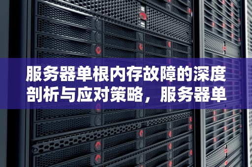 服务器单根内存故障的深度剖析与应对策略，服务器单根内存 出问题怎么办