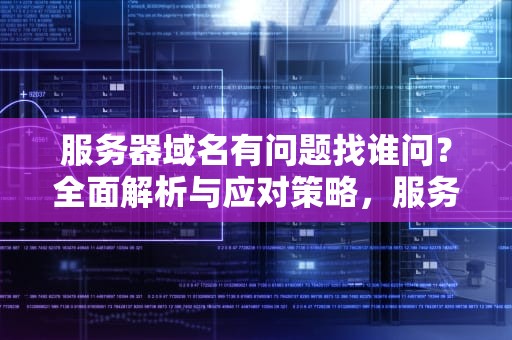 服务器域名有问题找谁问？全面解析与应对策略，服务器域名有问题找谁问