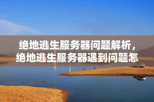 绝地逃生服务器问题解析，绝地逃生服务器遇到问题怎么解决