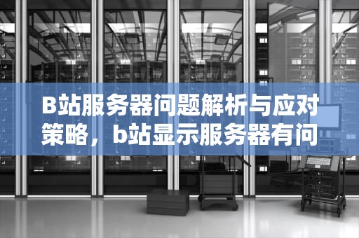 B站服务器问题解析与应对策略，b站显示服务器有问题怎么办