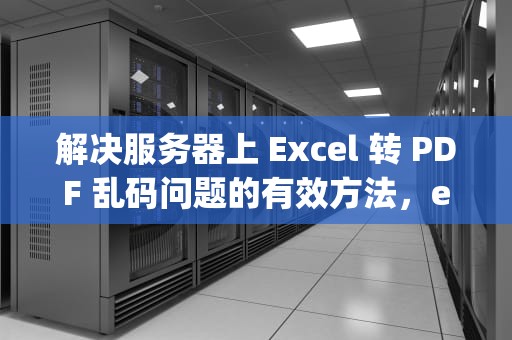 解决服务器上 Excel 转 PDF 乱码问题的有效方法，excel转pdf出现乱码