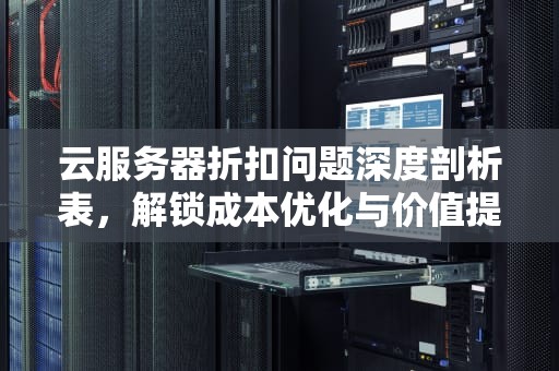 云服务器折扣问题深度剖析表，解锁成本优化与价值提升之道，云服务器折扣问题分析表