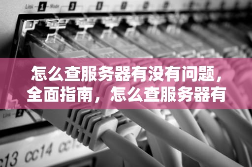 怎么查服务器有没有问题，全面指南，怎么查服务器有没有问题啊
