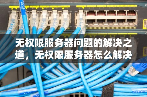 无权限服务器问题的解决之道，无权限服务器怎么解决问题的