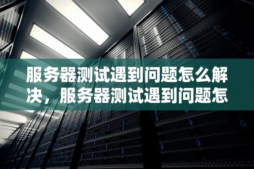 服务器测试遇到问题怎么解决，服务器测试遇到问题怎么解决呢