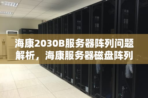 海康2030B服务器阵列问题解析，海康服务器磁盘阵列设置