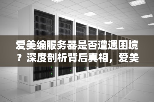 爱美编服务器是否遭遇困境？深度剖析背后真相，爱美编服务器出问题了吗知乎