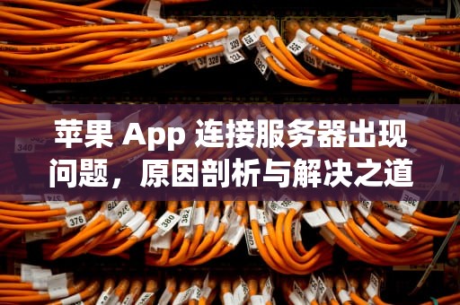 苹果 App 连接服务器出现问题，原因剖析与解决之道，苹果app连接服务器出现问题怎么解决