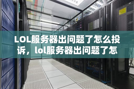 LOL服务器出问题了怎么投诉，lol服务器出问题了怎么投诉商家