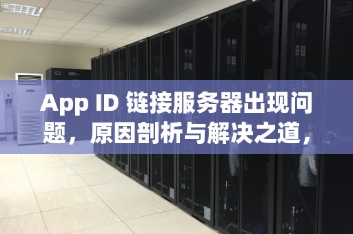 App ID 链接服务器出现问题，原因剖析与解决之道，app id连接服务器出现问题