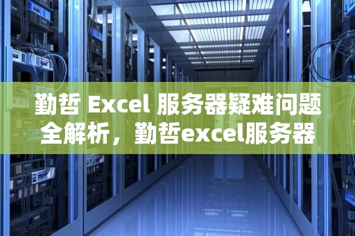 勤哲 Excel 服务器疑难问题全解析，勤哲excel服务器2016