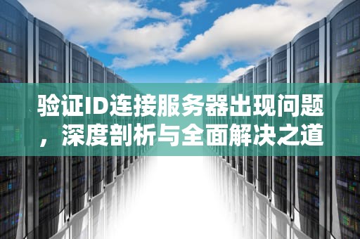 验证ID连接服务器出现问题，深度剖析与全面解决之道，验证id连接服务器出现问题怎么办