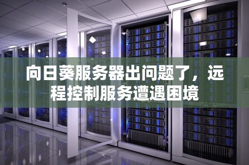 向日葵服务器出问题了，远程控制服务遭遇困境