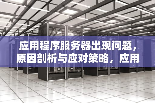 应用程序服务器出现问题，原因剖析与应对策略，应用程序服务器出现问题怎么解决