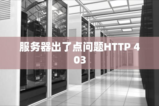服务器出了点问题HTTP 403