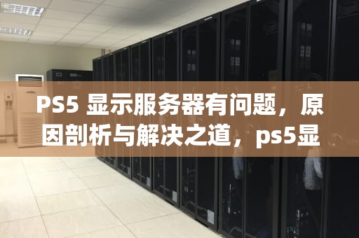 PS5 显示服务器有问题，原因剖析与解决之道，ps5显示服务器有问题怎么办