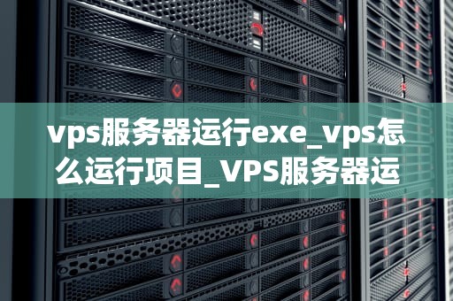 vps服务器运行exe_vps怎么运行项目_VPS服务器运行exe文件的全面解析
