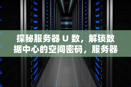 探秘服务器 U 数，解锁数据中心的空间密码，服务器u是什么意思