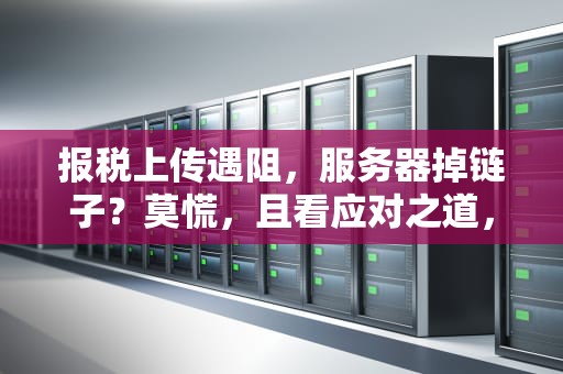 报税上传遇阻，服务器掉链子？莫慌，且看应对之道，报税连接服务器失败