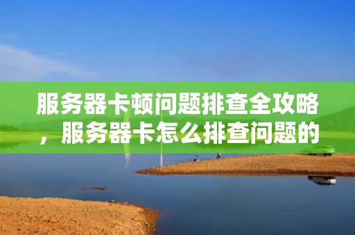 服务器卡顿问题排查全攻略，服务器卡怎么排查问题的软件