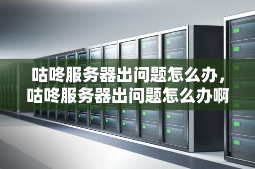 咕咚服务器出问题怎么办，咕咚服务器出问题怎么办啊
