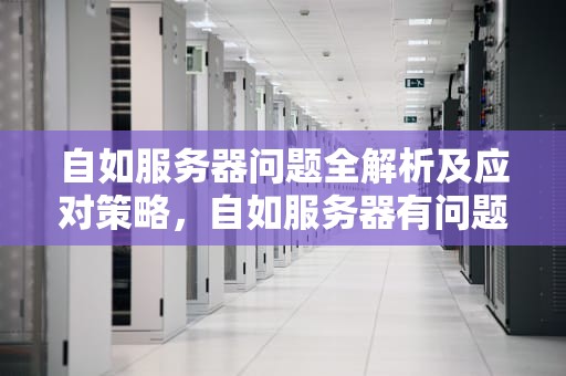 自如服务器问题全解析及应对策略，自如服务器有问题怎么办啊