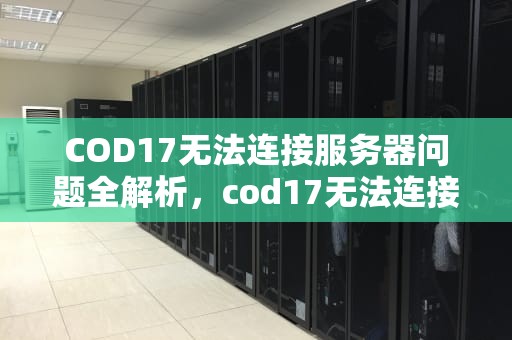 COD17无法连接服务器问题全解析，cod17无法连接到服务器