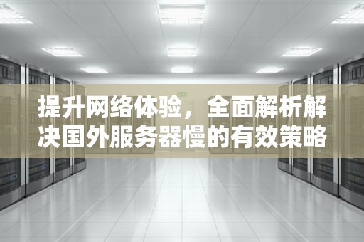 提升网络体验，全面解析解决国外服务器慢的有效策略，解决国外服务器慢的问题有哪些