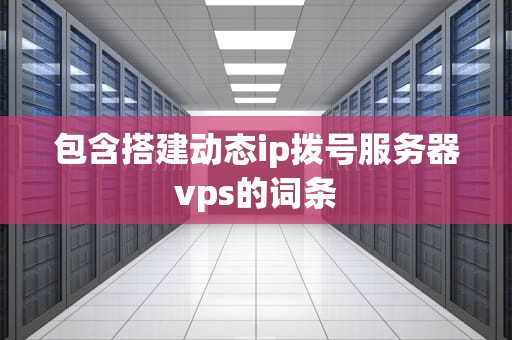 包含搭建动态ip拨号服务器vps的词条