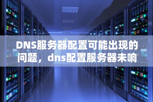 DNS服务器配置可能出现的问题，dns配置服务器未响应怎么办