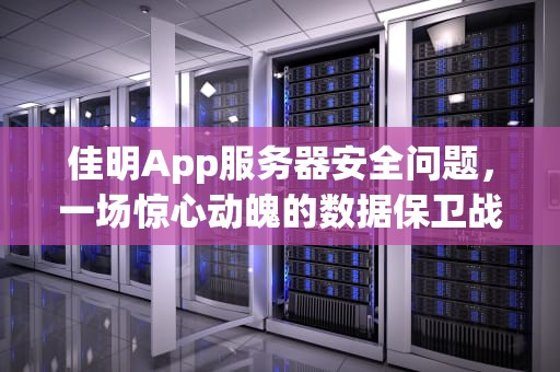 佳明App服务器安全问题，一场惊心动魄的数据保卫战，佳明app 服务器安全问题怎么解决