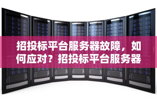 招投标平台服务器故障，如何应对？招投标平台服务器出问题怎么办