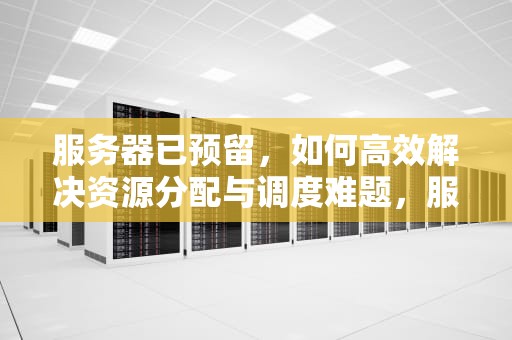 服务器已预留，如何高效解决资源分配与调度难题，服务器已预留怎么解决问题呢