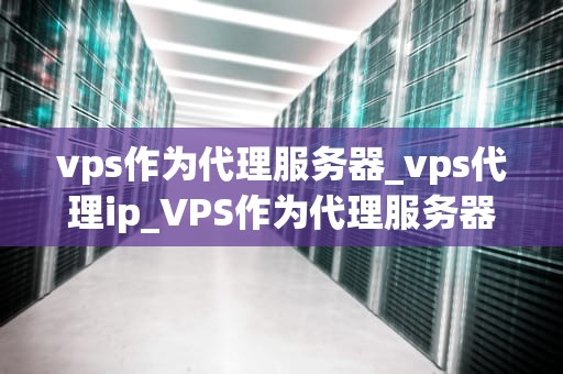 vps作为代理服务器_vps代理ip_VPS作为代理服务器的优势与实践应用