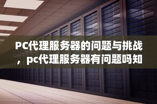 PC代理服务器的问题与挑战，pc代理服务器有问题吗知乎
