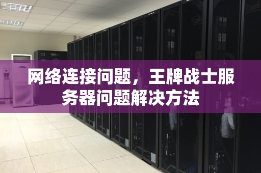 网络连接问题，王牌战士服务器问题解决方法