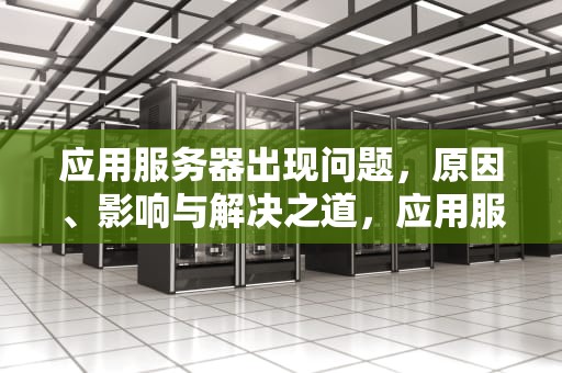 应用服务器出现问题，原因、影响与解决之道，应用服务器出现问题怎么解决