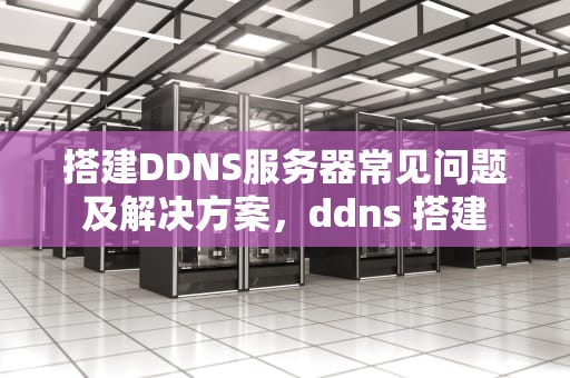 搭建DDNS服务器常见问题及解决方案，ddns 搭建