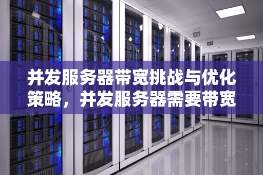并发服务器带宽挑战与优化策略，并发服务器需要带宽问题解决吗