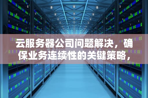 云服务器公司问题解决，确保业务连续性的关键策略，云服务器公司问题解决方案