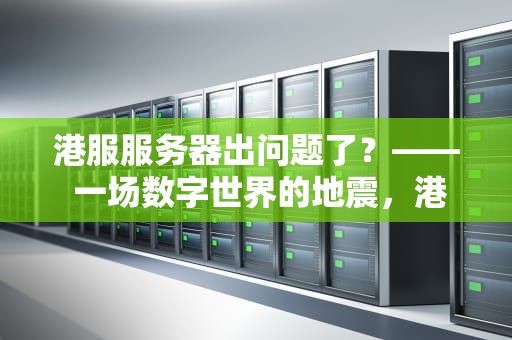 港服服务器出问题了？—— 一场数字世界的地震，港服服务器出问题怎么办