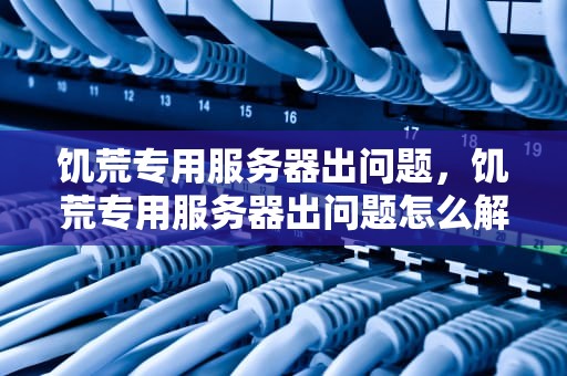 饥荒专用服务器出问题，饥荒专用服务器出问题怎么解决