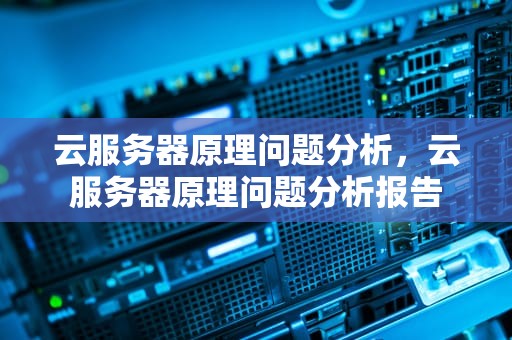云服务器原理问题分析，云服务器原理问题分析报告