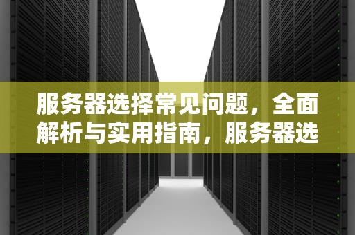 服务器选择常见问题，全面解析与实用指南，服务器选择常见问题有哪些