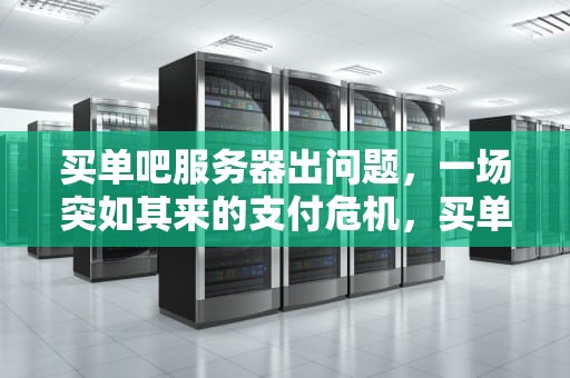 买单吧服务器出问题，一场突如其来的支付危机，买单吧服务器超时